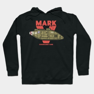 MARK V LANDSHIP - WW1 Tank Hoodie